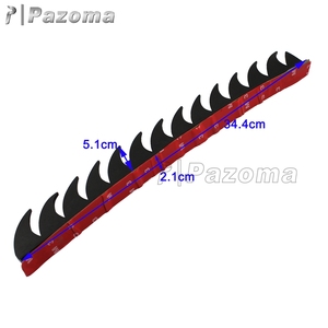 Casque en caoutchouc de haute qualité, style le plus récent, pointes <span class=keywords><strong>Warhawk</strong></span>, Mohawks, adhésif 3M, lame de scie - Product Image 3