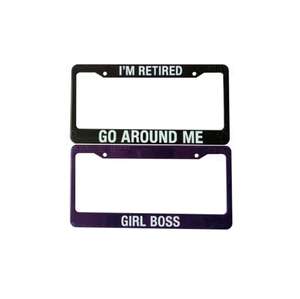 Soporte <span class=keywords><strong>de</strong></span> matrícula <span class=keywords><strong>de</strong></span> <span class=keywords><strong>coche</strong></span> con marco <span class=keywords><strong>de</strong></span> plástico <span class=keywords><strong>de</strong></span> EE. UU. - Product Image 1