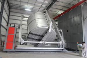 Nouvelles pièces en plastique creuses de grande conception faisant la machine de rotomoulage de navette à vendre - Product Image 5