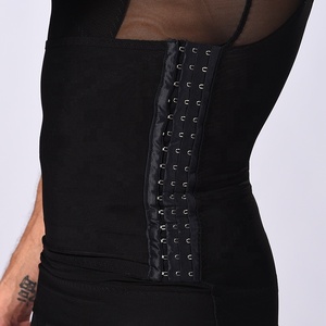 Alta Powernet 3 fila gancio e fermagli per gli occhi cintura shaper canottiera modellante corsetto canottiera <span class=keywords><strong>uomo</strong></span> - Product Image 4