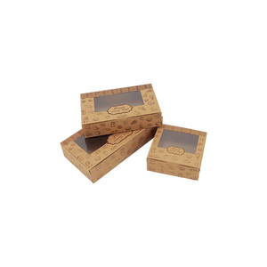 Yilucai rose Sakura estampage boîte-cadeau 20 pcs/<span class=keywords><strong>Lot</strong></span> pour la cuisson des aliments papier à biscuits emballage de gâteau au chocolat stratification mate pour Sushi - Product Image 5