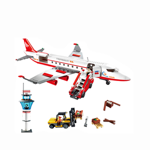 인기있는 ABS 856 pcs DIY 플라스틱 공항 빌딩 벽돌 장난감 교육 블록 - Product Image 6