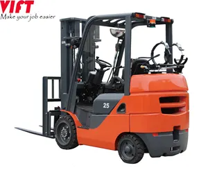 2.5t 3t 3.5 ton 5mt Gasoline Gas Lpg Forklift with Nissan K25 Engine