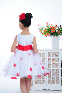 Primavera y verano para niños <span class=keywords><strong>ropa</strong></span> de las muchachas del punto vestido sin mangas - Product Image 2