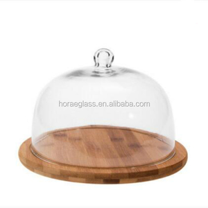 Glass Pedestal Cake Dome Aristo Glass Cake Bell Jar Cake Stand Customizable OEM Support Serving Platter <strong>Cupcake</strong> <strong>Carrier</strong> - Product Image 3