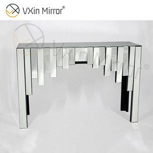 Vxin 3D สีเงินทันสมัยของเฟอร์นิเจอร์หรูหราโต๊ะคอนโซลพร้อมกระจกหรูหราห้องนั่งเล่นผู้ผลิตในประเทศจีน - Product Image 3