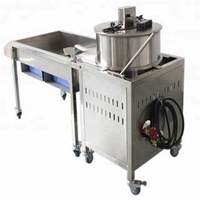 Máquina de palomitas de caramelo redondas, máquina para hacer palomitas de maíz, máquina de palomitas de maíz con sabor