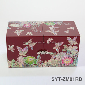 Luxury <strong>Wooden</strong> Jewellery Box with Mirror and Drawer - Product Image 6