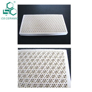 Parrilla de cerámica infrarrojos quemador fuego ladrillo <span class=keywords><strong>cordierita</strong></span> placa de cerámica del panal - Product Image 2