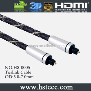 OD5.0MM PVC Revestimiento de Fibra Óptica <span class=keywords><strong>Cable</strong></span> de Audio <span class=keywords><strong>Toslink</strong></span> - Product Image 1