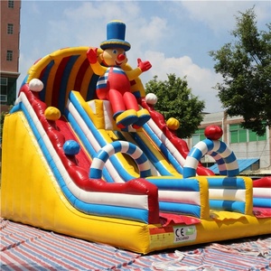 Nhà sản xuất Thương Mại Chú Hề <span class=keywords><strong>bouncy</strong></span> lâu đài <span class=keywords><strong>inflatable</strong></span> <span class=keywords><strong>slide</strong></span> cho trẻ em thổi lên thư bị trả lại trượt ra khỏi cửa thể thao - Product Image 2