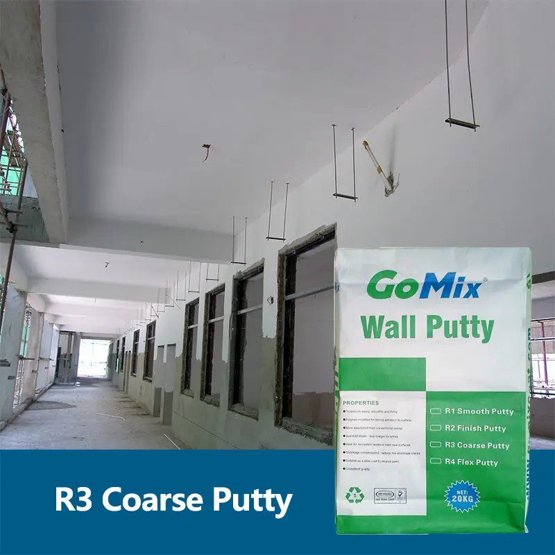 Mortar Skim Coat Plaster R3 Base Putty