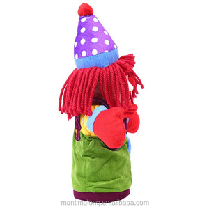 Clown Shape Kids Toy Hand Glove Puppet Hand Puppet Finger <strong>Sack</strong> Hand Dolls Plush - Product Image 4