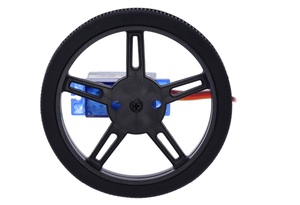 Negro 60*8mm rueda para feetech FS90R micro SERVO - Product Image 6