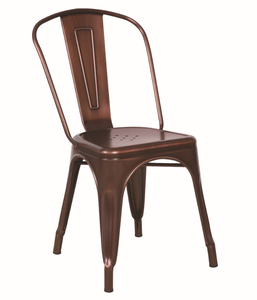 Chaise <span class=keywords><strong>Xavier</strong></span> Pauchard, chaise de bistrot empilable en fer, style industriel moderne, très vendue, pour restaurant, extérieur, salle à manger - Product Image 5