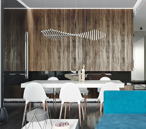 JYLIGHTING Lampadario <span class=keywords><strong>a</strong></span> <span class=keywords><strong>Sospensione</strong></span> <span class=keywords><strong>a</strong></span> Forma di Lisca di Pesce, Lampada <span class=keywords><strong>a</strong></span> <span class=keywords><strong>Sospensione</strong></span> <span class=keywords><strong>LED</strong></span> <span class=keywords><strong>a</strong></span> Spirale - Product Image 2