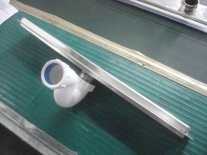 Grille de sol de douche en acier inoxydable moderne avec égouttoir 50cm pour salle de bain - Product Image 4