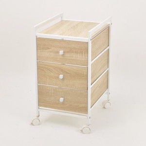 Special 3-Tier Kitchen <b>Trolley</b> Made in Stock MDF and Metal Material - Product Image 1