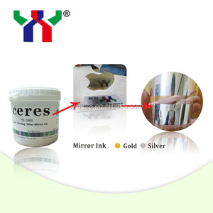 Tinta de espejo para impresión de pantalla de seda, tinta especial, tinta de seguridad, plata, 1 kg, lata - Product Image 2