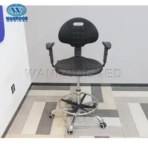 Oem customized steel hospital doctor rotation stool chair Armrest CN JIA chair with footrest and