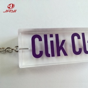 Weibci — <span class=keywords><strong>porte</strong></span>-clé en bloc acrylique, personnalisé, à faire soi-même, premium, blanc, imprimé - Product Image 2