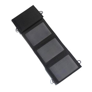 Sunpower 10W 5V NOUVEAU Pliable Universel Camping Voyage Panneau <span class=keywords><strong>Solaire</strong></span> <span class=keywords><strong>Chargeur</strong></span> USB Pack iPhone Smartphones <span class=keywords><strong>Android</strong></span> Téléphone Noir 5 Ans - Product Image 2