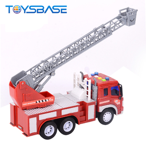 Jeu de voiture à friction 1:16, ensemble de jouets de camion de pompiers - Product Image 4