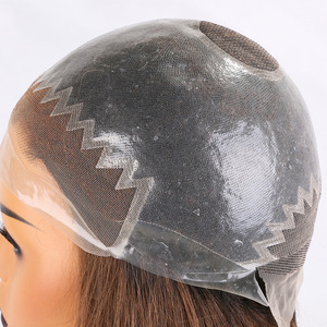 Perruque pour perte de cheveux à base de soie, perruque médicale brésilienne, 1 pièce, tee-shirt de séparation, pour construction de peau fine, de cheveux vierges - Product Image 4