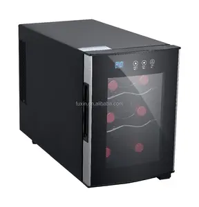 יין מקרר עם 6 בקבוקים, יין Thermoelectric Cooler מקרר