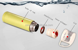 termo de doble pared de acero inoxidable con la tapa de vidrio dos tazas - Product Image 6