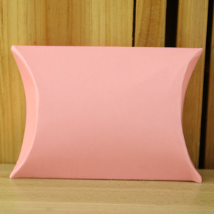 Prezzo all'ingrosso diversi colori personalizzabile kraft scatola cuscino di carta - Product Image 5