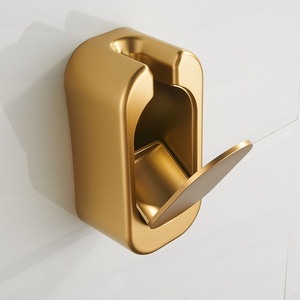 Mango decorativo <span class=keywords><strong>de</strong></span> acero inoxidable para limpieza profunda, soporte adhesivo <span class=keywords><strong>de</strong></span> plástico ABS para cepillo <span class=keywords><strong>de</strong></span> inodoro - Product Image 4