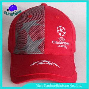 2017 Nuevo Estilo Rojo Gorra de Béisbol Con Malla Decoración de Campeones - Product Image 1