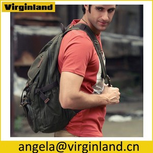 robuste de style <span class=keywords><strong>militaire</strong></span> vintageinspiré toile <span class=keywords><strong>sac</strong></span> à <span class=keywords><strong>dos</strong></span> avec plusieurs compartiments utility - Product Image 5