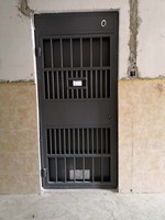 Porte de sécurité de prison en acier avec panneau de vision à vendre