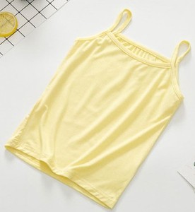 <span class=keywords><strong>Canottiera</strong></span> per Bambine con Spalline Sottili, Maglietta <span class=keywords><strong>Intima</strong></span> Tinta Unita per Ragazze Adolescenti - Product Image 5