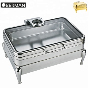 Alberghi e <span class=keywords><strong>catering</strong></span> servizi idraulico scaldavivande oro buffet shafing piatto per la vendita dubai - Product Image 5