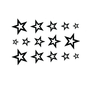 Tatuajes Temporales Impermeables 3D con Diseño <span class=keywords><strong>de</strong></span> Estrella, Adhesivos para el Cuerpo, Tatuajes <span class=keywords><strong>de</strong></span> Media Manga para <span class=keywords><strong>Hombre</strong></span> - Product Image 1