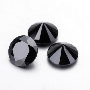 Wholesale Natural Black Diamond Round Shaped Moissanite 6.5mm Loose Moissanite - Product Image 5