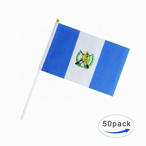 Commercio all'ingrosso della fabbrica di trasporto del campione su misura stampato Guatemala <span class=keywords><strong>bandiera</strong></span> mano tutti i <span class=keywords><strong>paesi</strong></span> - Product Image 3