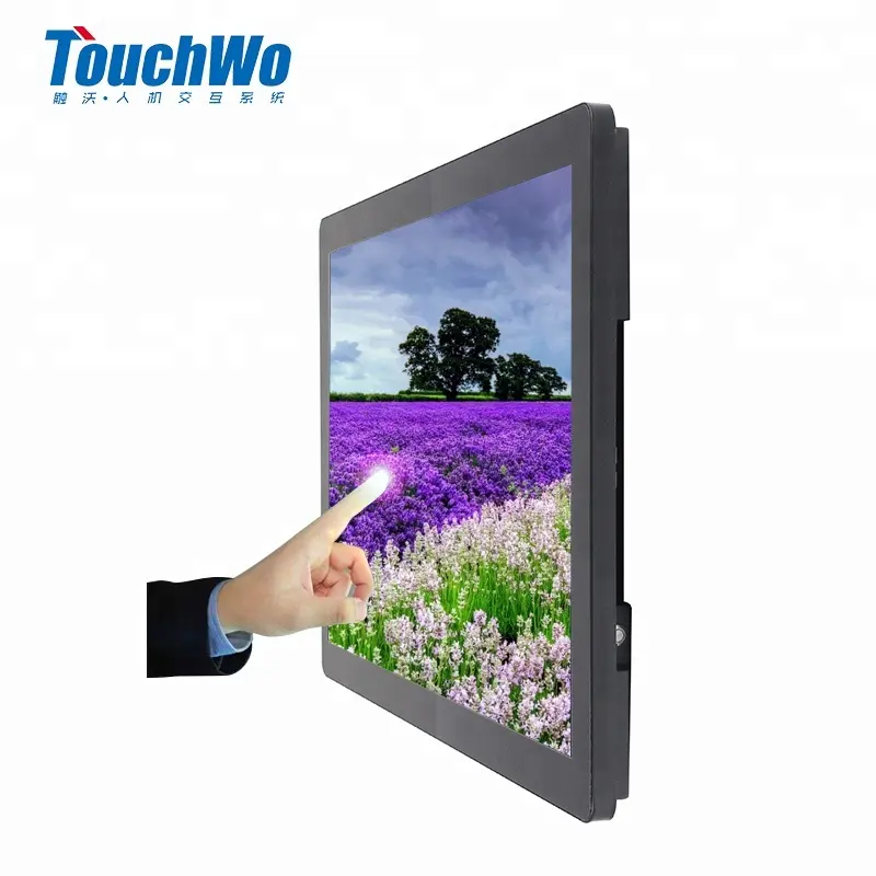 Touch All-in-one PC 4GB Win 10 Computer All in One Touch Screen PC Computer Equipment, 27" Black LCD SSD Intel Core I3 2 GB