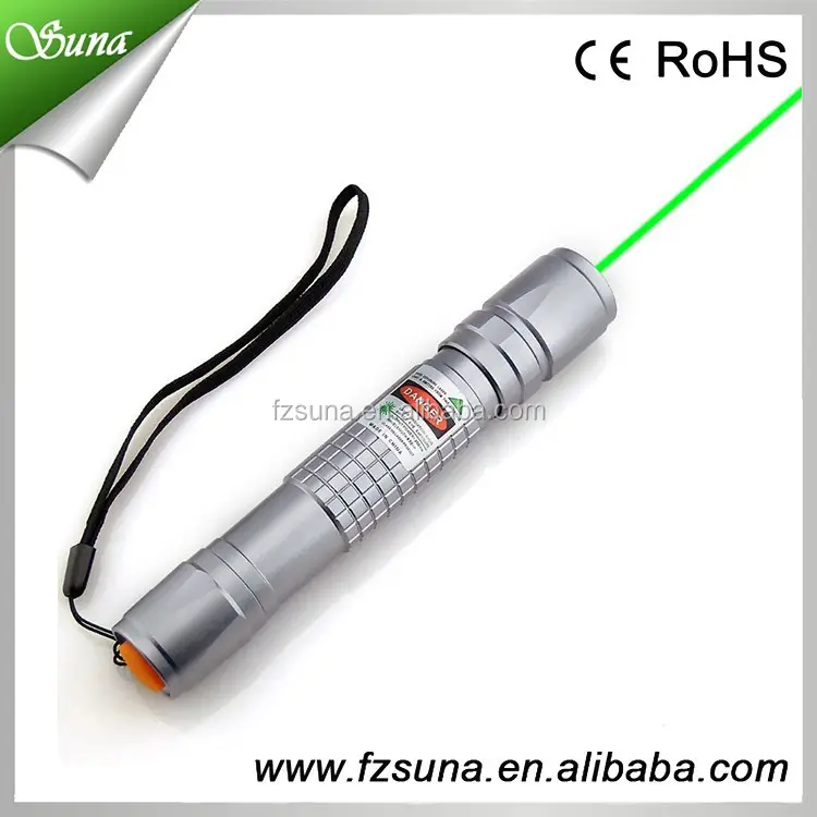 Silver Color JD305 Best Price Handheld Green Laser Pointer Torch Dot Laser Light