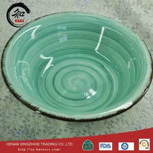 Stampa a mano In Rilievo di Ceramica ware Set di Stoviglie In Ceramica Porcellana Casalinghi