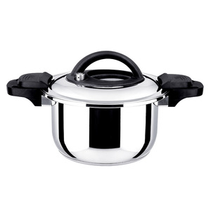 22CM/4.6L SHUNFA Stainless Steel Cookware Low Commercial <strong>Pressure</strong> <strong>Cooker</strong> <strong>Large</strong> <strong>Pressure</strong> <strong>Cooker</strong> (with See-through Lid) - Product Image 1