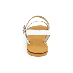 Wholesale Summer Latest Design White Leather <strong>Women</strong> Sandals Classic Luxury Flat Sandals for <strong>Women</strong> and Ladies - Product Image 4