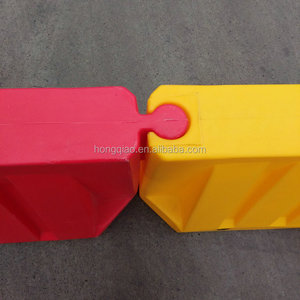 Barrera de seguridad de carretera lleno de agua de plástico, barrera de choque - Product Image 3