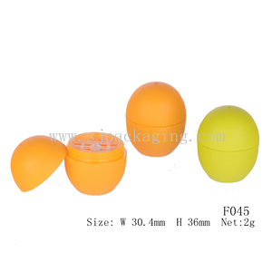 Tube de baume à lèvres en forme d'œuf unique de 2 g, boîte à bille roulante pour baume à lèvres et hydratant pour les lèvres - Product Image 6