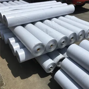 China Factory White PE Tarpaulin Rolls Waterproof and Sunproof