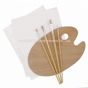 Prezzo più basso per bambini formato della tela di canapa della tela di canapa pittura set personalizzato bordo con cavalletto colori e pennelli - Product Image 2