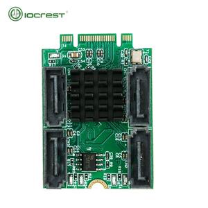 ช่องใส่ <span class=keywords><strong>M</strong></span>.2 B + <span class=keywords><strong>M</strong></span> คีย์เป็นการ์ดควบคุมอะแดปเตอร์ 4 พอร์ต SATA 6G - Product Image 2